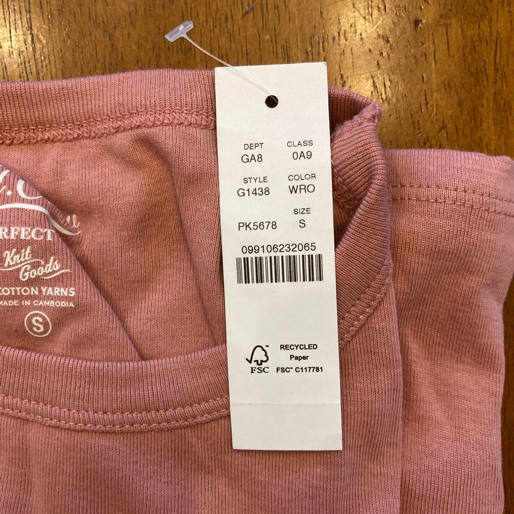 J. Crew perfect T-shirt bundle in blue, pink and dusty rose - Picture 7 of 14